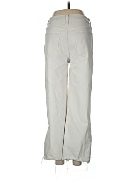 Madewell The Perfect Vintage Wide-Leg Crop Jean in Vintage Canvas: Raw-Hem Edition (view 2)