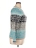 Talbots Print Blue Pullover Sweater Size XL Petite - photo 4