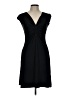 London Times Solid Black Cocktail Dress Size 10 - photo 1