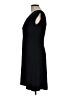 London Times Solid Black Cocktail Dress Size 10 - photo 5