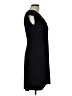 London Times Solid Black Cocktail Dress Size 10 - photo 4