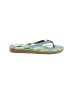 J.Crew Tropical Blue Flip Flops Size 9 - photo 1