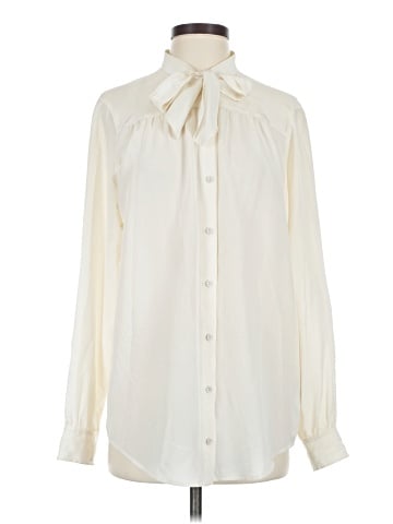 Diesel Long Sleeve Silk Top (view 1)