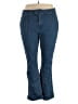 Ellos Chevron-herringbone Blue Jeans Size 20 - photo 1