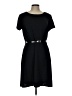 AB Studio Solid Black Casual Dress Size 12 - photo 1