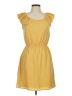 Ophelia 100% Polyester Solid Yellow Casual Dress Size M - photo 1