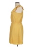Ophelia 100% Polyester Solid Yellow Casual Dress Size M - photo 5