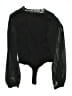 Marciano 100% Polyester Black Long Sleeve Blouse Size L - photo 2