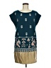 Floreat 100% Polyester Graphic Teal Casual Dress Size 6 - photo 1