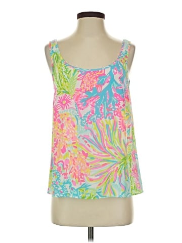 Lilly Pulitzer Sleeveless Silk Top (view 1)