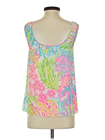 Lilly Pulitzer Sleeveless Silk Top (view 2)