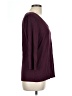 Cato Burgundy 3/4 Sleeve Top Size L - photo 4
