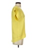 BDG 100% Silk Yellow Short Sleeve Top Size XS - photo 4