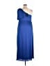 Sachin + Babi 100% Polyester Solid Blue Cocktail Dress Size 18 - photo 2