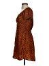 Trixxi 100% Polyester Animal Print Orange Casual Dress Size S - photo 5
