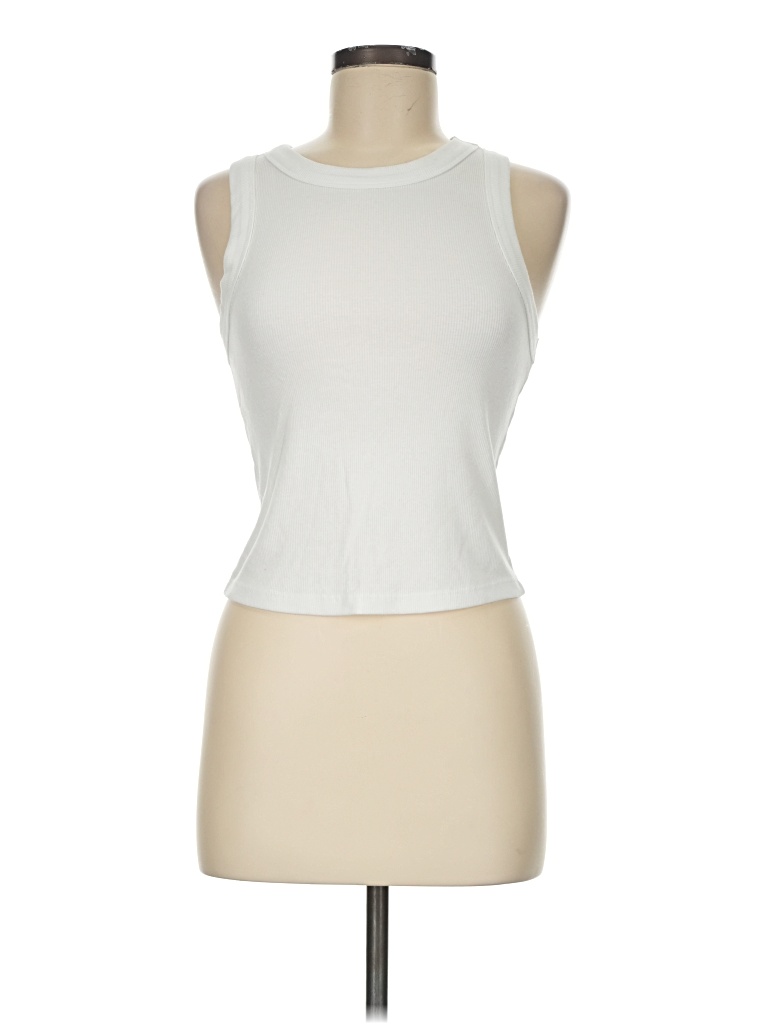 Pre-owned Old Navy Sleeveless T-shirt In Ivory
