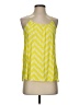 Greylin 100% Viscose Yellow Sleeveless Blouse Size S - photo 1