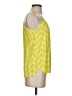 Greylin 100% Viscose Yellow Sleeveless Blouse Size S - photo 4