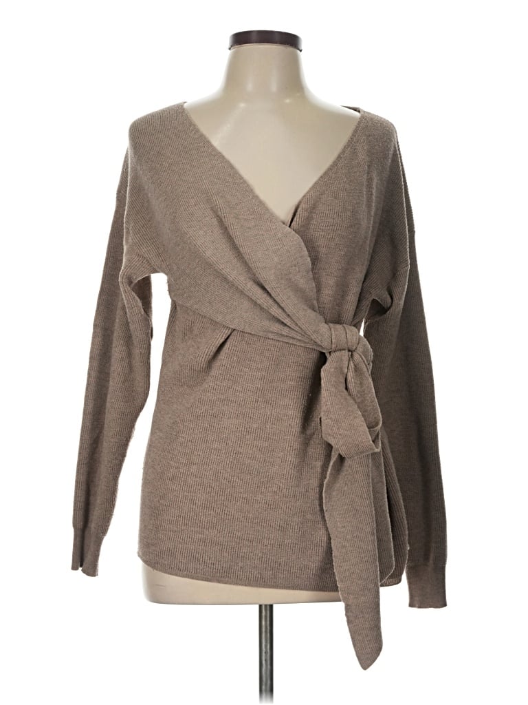 Pre-owned Unbranded Cardigan Sweater In Tan