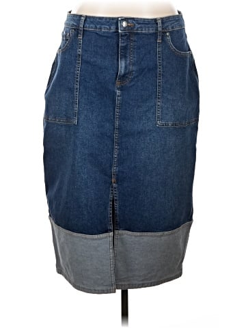 Simply Vera Vera Wang Denim Skirt (view 1)