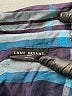 Lane Bryant 100% Rayon Plaid Blue Long Sleeve Button-Down Shirt Size 18 - 20 Plus - photo 7