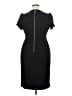Calvin Klein Solid Black Cocktail Dress Size 14 - photo 2