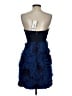 BCBGMAXAZRIA 100% Polyester Blue Cocktail Dress Size 4 - photo 2