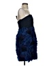 BCBGMAXAZRIA 100% Polyester Blue Cocktail Dress Size 4 - photo 4