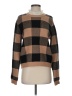 By Anthropologie Checkered-gingham Brown Pullover Sweater Size S - photo 1