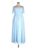 Unbranded 100% Polyester Blue Casual Dress Size 16 - photo 1
