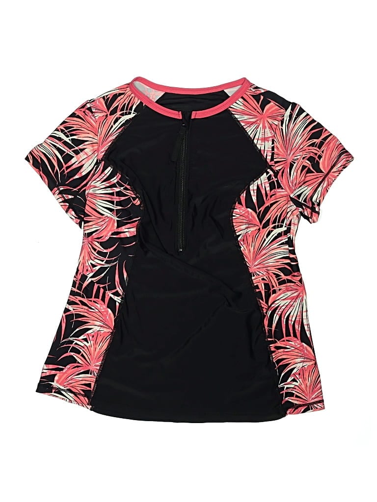 Pre-owned Assorted Brands Kids' Rash Guard In Black