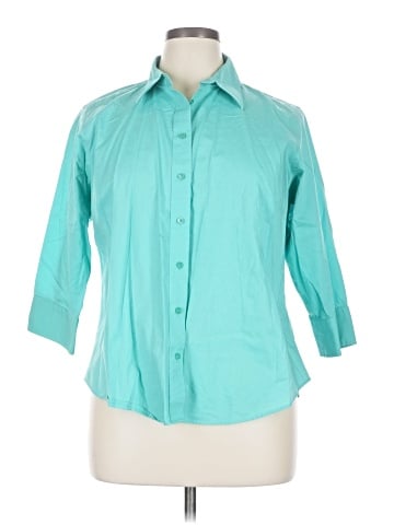 Lady Hathaway 3/4 Sleeve Button-Down Shirt (view 1)