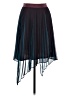 By Malene Birger 100% Polyester Teal Burgundy Formal Skirt Size S (estimated) - photo 1