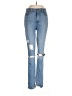 Paige Hearts Blue Jeans Size 29 waist - photo 1