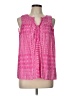 Daisy Fuentes 100% Polyester Pink Sleeveless Blouse Size L - photo 1