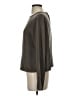 bryn WALKER 100% Tencel Gray Long Sleeve Top Size S - photo 5