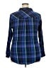 Isabel Maternity 100% Rayon Blue Long Sleeve Blouse Size XXL Maternity - photo 2