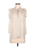 Blu Pepper 100% Polyester Ivory Sleeveless T-Shirt Size M - photo 1