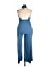 Assorted Brands Solid Blue Jumpsuit Size 2X - photo 2