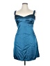 Unbranded 100% Polyester Blue Cocktail Dress Size 16 - photo 1