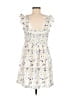 Express Floral Ivory Casual Dress Size L - photo 2