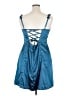 Unbranded 100% Polyester Blue Cocktail Dress Size 16 - photo 2
