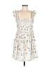 Express Floral Ivory Casual Dress Size L - photo 1