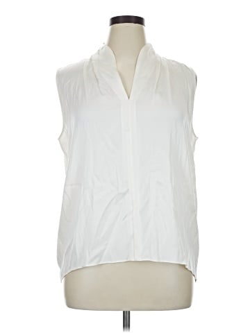 Elie Tahari Sleeveless Silk Top (view 1)