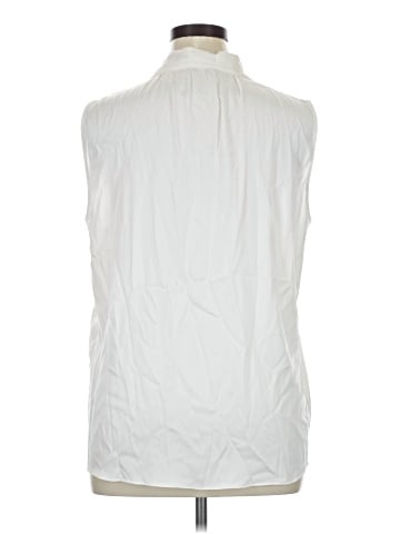 Elie Tahari Sleeveless Silk Top (view 2)