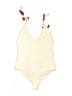 Beach Riot Floral Ivory One Piece Swimsuit Size L (estimated) - photo 1