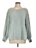 Listicle Green Long Sleeve Blouse Size L - photo 1