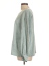 Listicle Green Long Sleeve Blouse Size L - photo 5