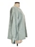 Listicle Green Long Sleeve Blouse Size L - photo 4