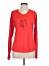 Nike 100% Polyester Red Long Sleeve T-Shirt Size L - photo 1